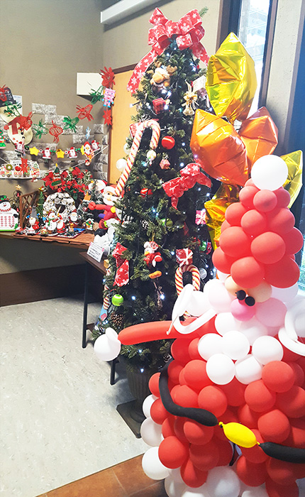 クリスマスの飾り付け